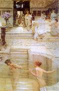 Alma Tadema A Favorite Custom oil on canvas